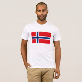 Norwegen-Flaggen-T - Shirt (Vorne ganz)