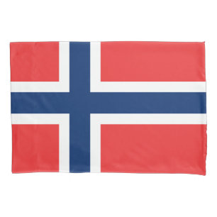 Norwegen-Flaggenkissenbezughülse für norwegische Kissenbezug