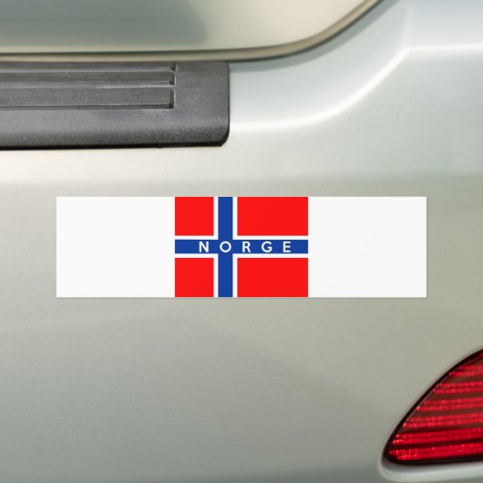 Norwegen-Flaggenland norge Textname Autoaufkleber (Auf Auto)