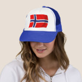 Norwegen Flaggenmütze Truckerkappe (Beispiel)