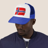 Norwegen Flaggenmütze Truckerkappe (Beispiel)