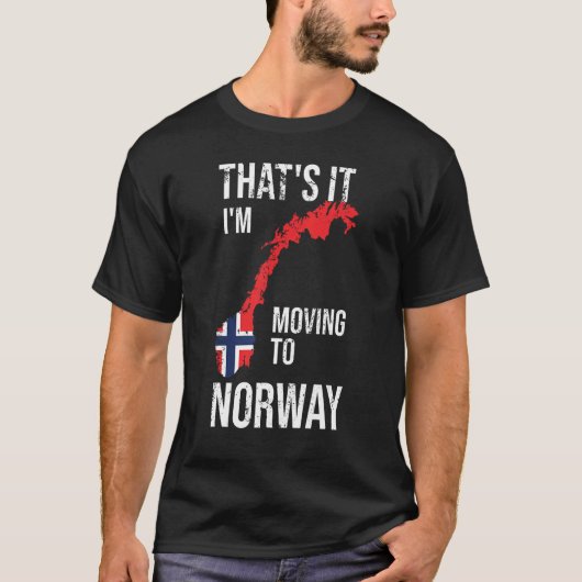 Norwegen Flaggenskandinavien Funny Norwegisch Norw T-Shirt (Vorderseite)