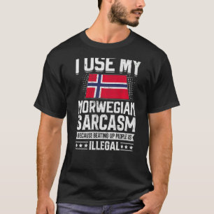 Norwegen Flaggenstaaten für Norweger - Männer und T-Shirt