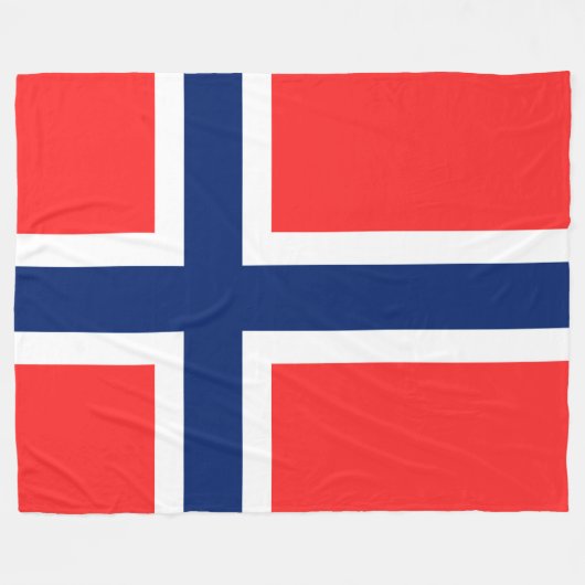 Norwegen Fleecedecke (Vorderseite (Horizontal))