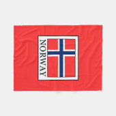 Norwegen Fleecedecke (Vorderseite (Horizontal))