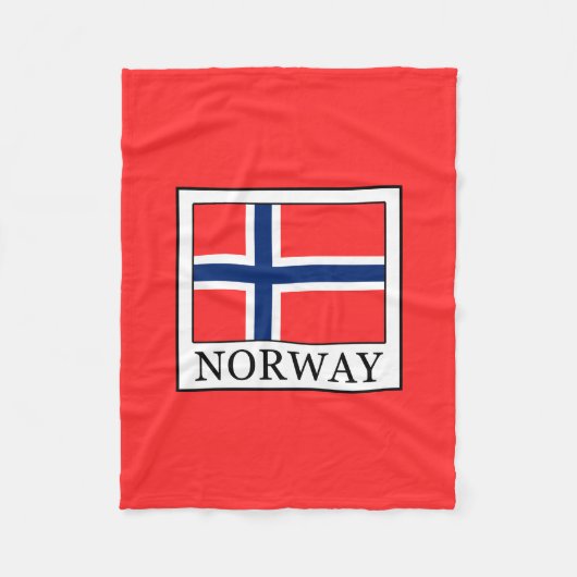 Norwegen Fleecedecke (Vorderseite)