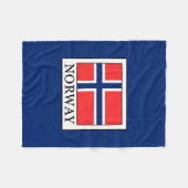 Norwegen Fleecedecke (Vorderseite (Horizontal))