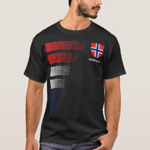 Norwegen Footbyll Trikot - Norwegischer Footbyll T-Shirt