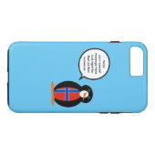 Norwegen - Frau Penguin Personalisiert Case-Mate iPhone Hülle (Rückseite (Horizontal))