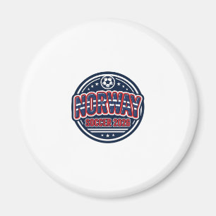 Norwegen Fußball 2026 Fußball Fett Land Typografie Magnet
