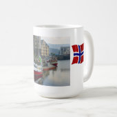 Norwegen, gegangene Fischerei Kaffeetasse (VorderseiteRechts)