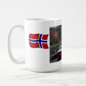Norwegen, gegangene Fischerei Kaffeetasse (Links)