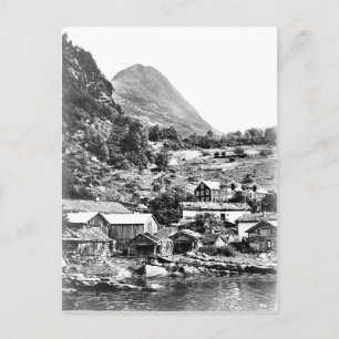 Norwegen Geiranger Merok Vintage-Ansichtskarte Postkarte