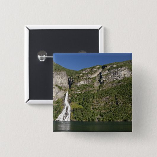 Norwegen, Geirangerfjord (UNESCO), Geiranger. Button (Vorne & Hinten)