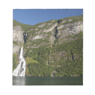 Norwegen, Geirangerfjord (UNESCO), Geiranger. Notizblock