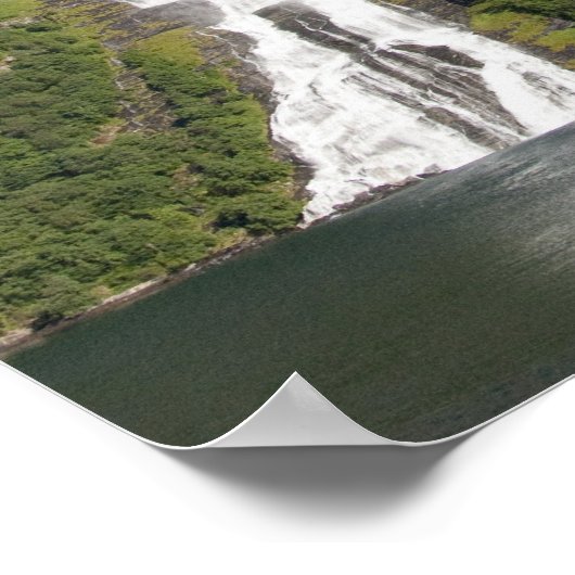 Norwegen, Geirangerfjord (UNESCO), Geiranger. Poster (Ecke)