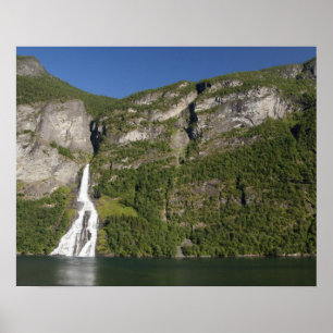 Norwegen, Geirangerfjord (UNESCO), Geiranger. Poster