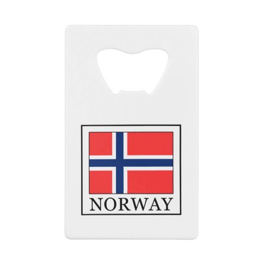 Norwegen Geldkarten Flaschenöffner (Vorderseite)