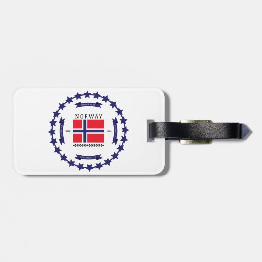 Norwegen Gepäckanhänger (Rückseite horizontal)