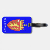 Norwegen-Gepäckanhänger   Norge bagasje Umbau Gepäckanhänger (Rückseite horizontal)