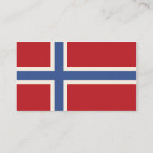 Norwegen - Geschäft Visitenkarte (Rückseite)