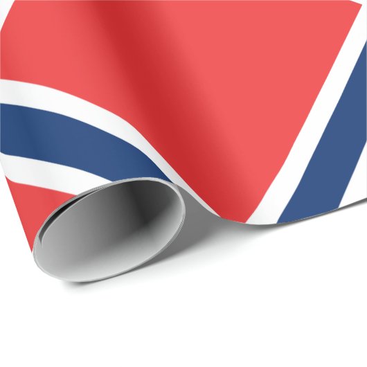 Norwegen Geschenkpapier (Rolleneckpunkt)