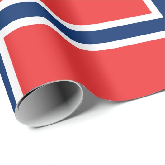 Norwegen Geschenkpapier (Rolleneckpunkt)