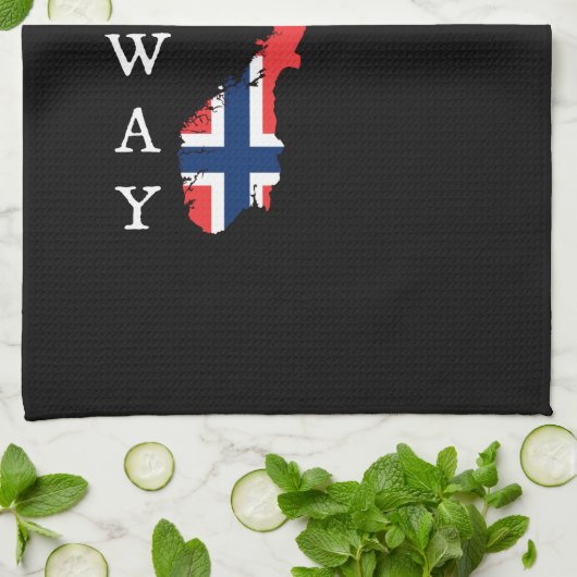 Norwegen Geschirrtuch (Gefaltet)