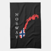 Norwegen Geschirrtuch (Vertikal)