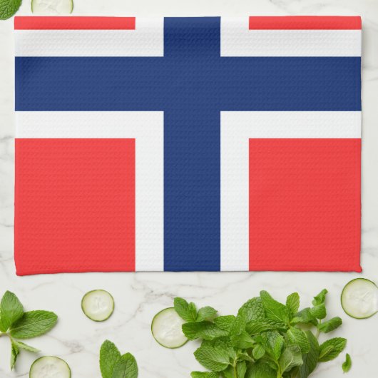 Norwegen Geschirrtuch (Gefaltet)