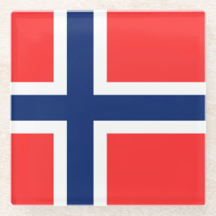 Norwegen Glasuntersetzer