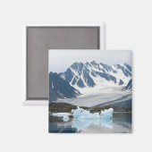 Norwegen, Gletscher und Eisberg Magnet (Vorderseite/Rückseite)