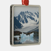 Norwegen, Gletscher und Eisberg Ornament Aus Metall (Rechts)