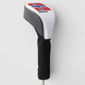 Norwegen Golf Headcover (angewinkelt)