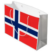 Norwegen Große Geschenktüte (Rückseite Schrägansicht)