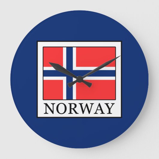Norwegen Große Wanduhr (Vorderseite)