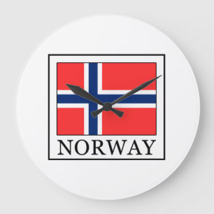 Norwegen Große Wanduhr