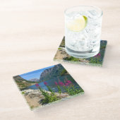 Norwegen Gudvangen Village Scene Glass Untersetzer (Schrägansicht)