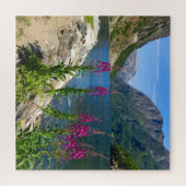 Norwegen Gudvangen Village Scene Jigsaw Puzzle (Horizontal)