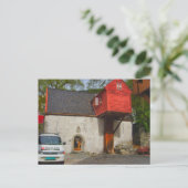 Norwegen, Haus mit hölzerner Verlängerung Postkarte (Stehend Vorderseite)