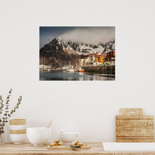 Norwegen Henningsvaer Poster (Küche)