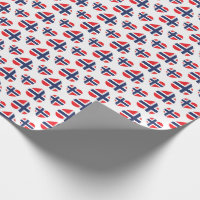 NORWEGEN-HERZ-FORM-FLAGGE
