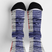 Norwegen-Holzflagge Socken (Oben)