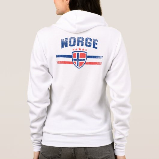 Norwegen Hoodie (Rückseite)