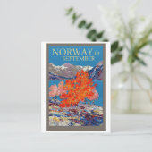 Norwegen im September Postkarte (Stehend Vorderseite)