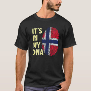 Norwegen in meinem DNA-Norwegischen Flaggenteam No T-Shirt