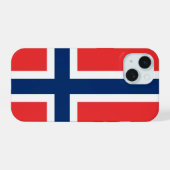Norwegen iPhone 15 Hülle (Rückseite (Horizontal))