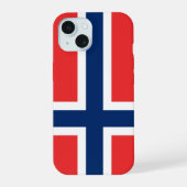 Norwegen iPhone 15 Hülle (Rückseite)