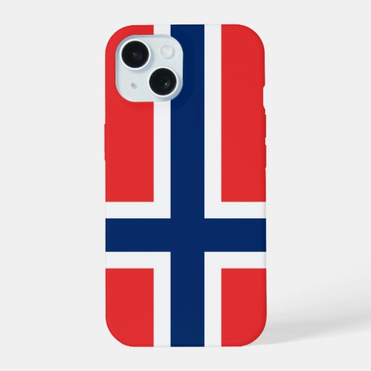 Norwegen iPhone 15 Hülle (Rückseite)