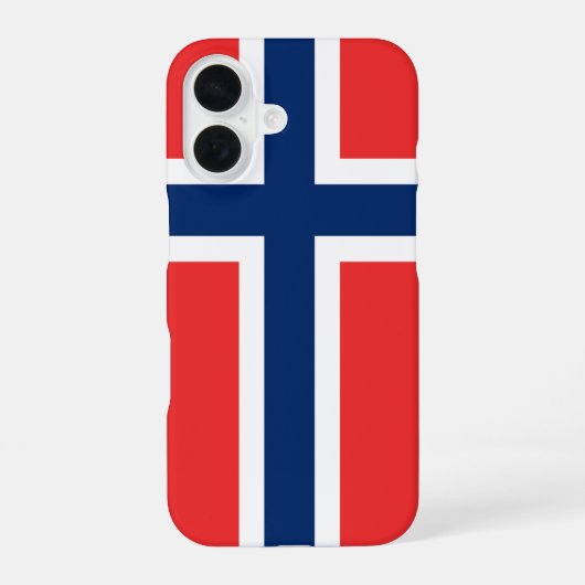 Norwegen iPhone 16 Hülle (Rückseite)